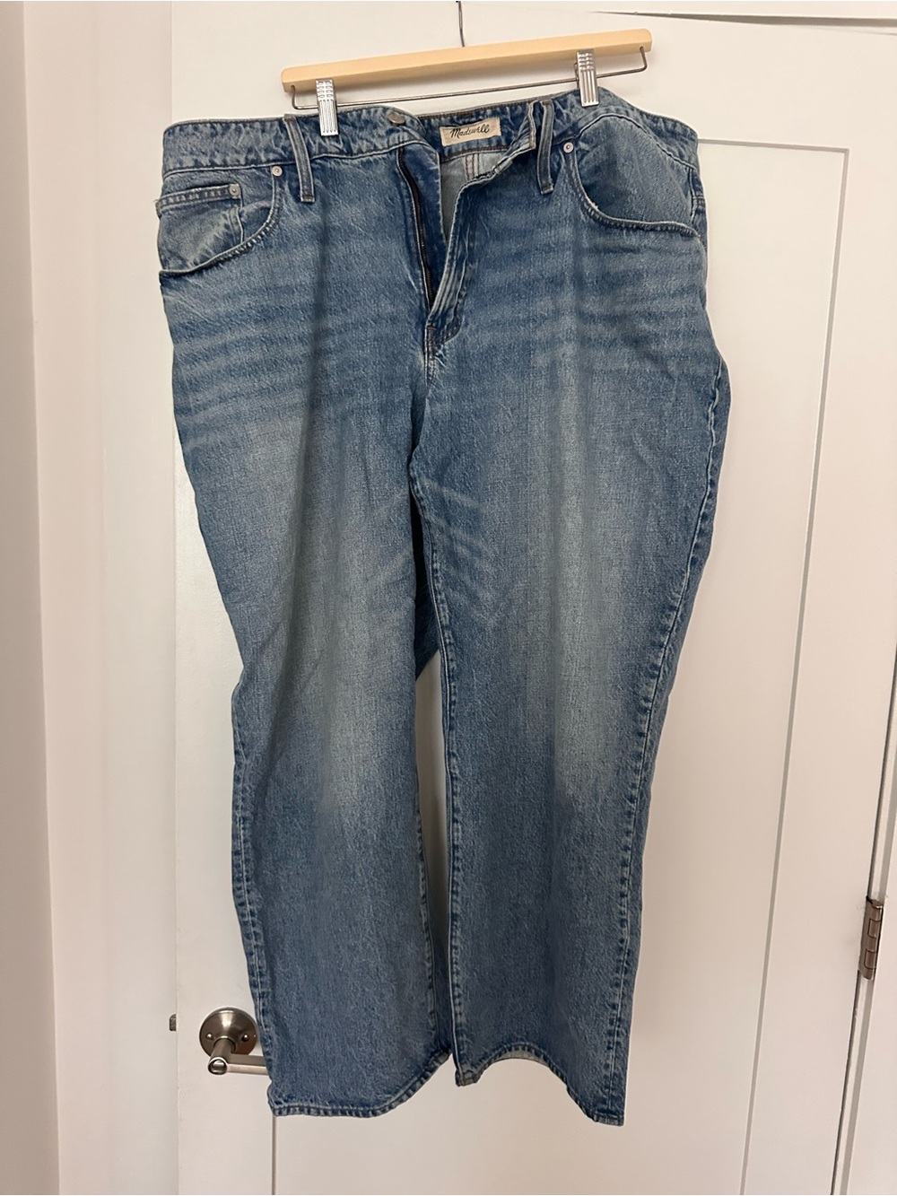 Madewell light wash denim jeans